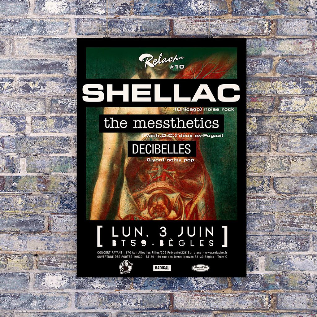 Affiche concert Shellac